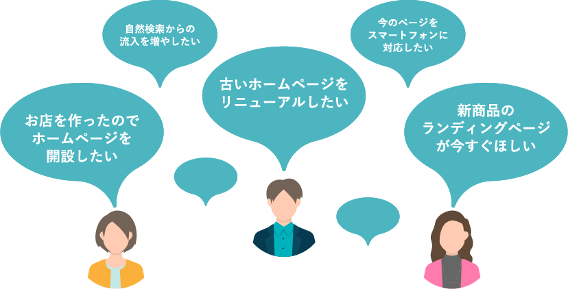 古いホームページをリニューアルしたい